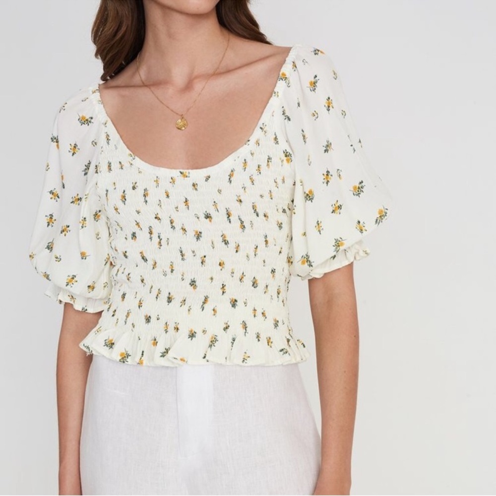 Faithful the Brand Becca Top in Carrie Floral